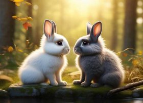 小故事小白兔和小灰兔（故事小白兔和小灰兔背景音乐）