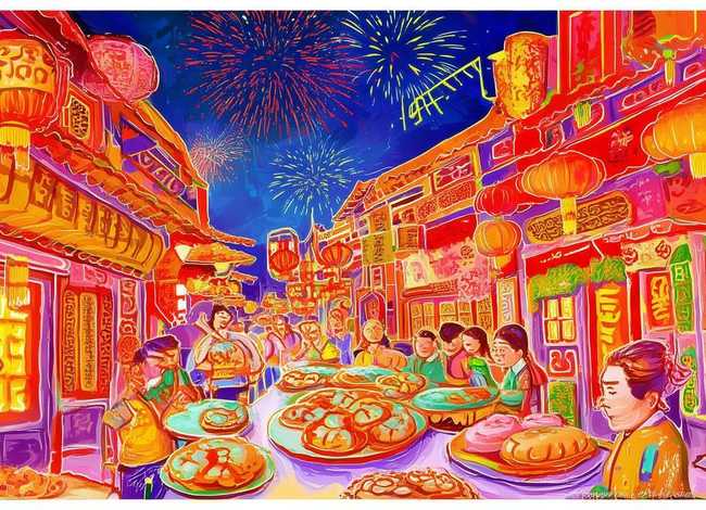 春节的故事图片、春节的故事图片手绘