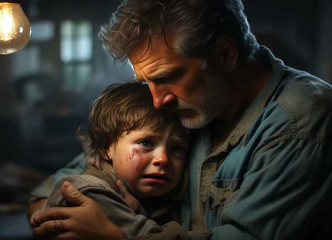 感人心酸父爱故事；感人心酸父爱故事作文