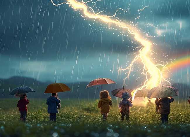 关于打雷的有趣故事 - 关于打雷的有趣故事简短