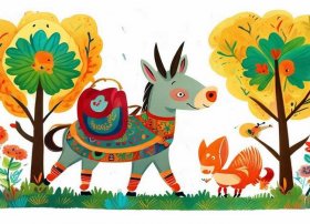 寓言故事儿童画图片（寓言故事画图片大全 简单）