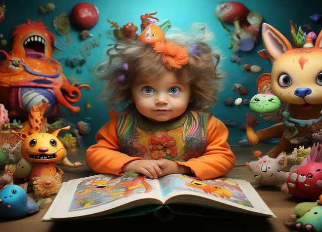 儿童故事创意画，儿童故事绘本创意画