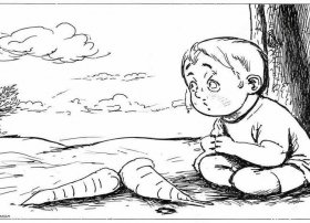 守株待兔儿童的故事50字；守株待兔的故事50字以下