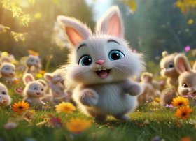 小兔子儿童故事视频动画片，动画片小兔子的故事