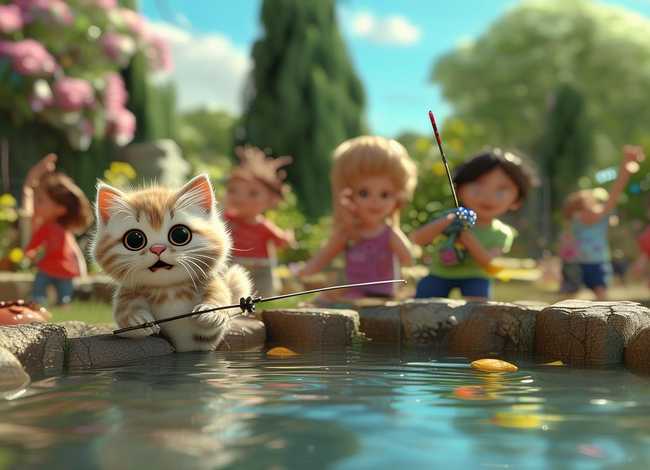 幼儿故事小猫钓鱼视频播放 幼儿故事小猫钓鱼视频播放教学