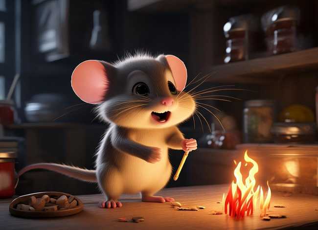 儿童故事小老鼠换火柴、小老鼠换火柴的故事