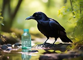 儿童故事乌鸦喝水的故事，乌鸦喝水 的故事幼儿