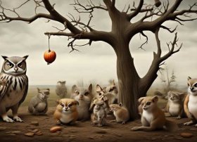 关于饥饿的寓言故事 - 关于饥饿的寓言故事简短