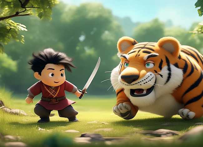 武松打虎的视频儿童版 武松打虎少儿表演的视频
