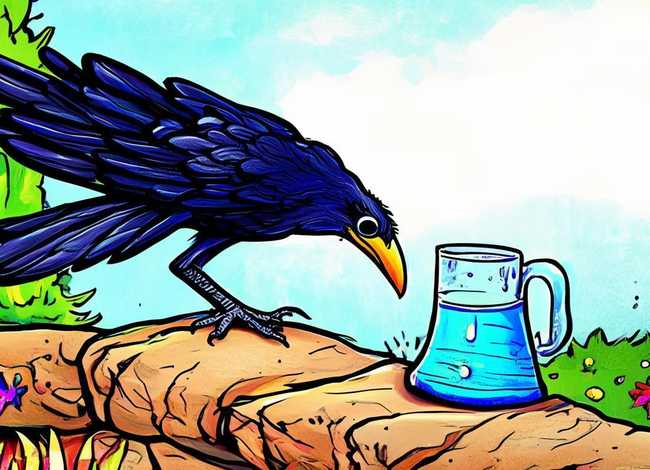 幼儿手绘简单故事书乌鸦喝水 - 幼儿园手工绘本乌鸦喝水故事书 幼儿手绘简单故事书乌鸦喝水 - 幼儿园手工绘本乌鸦喝水故事书