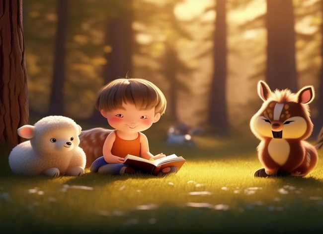儿童睡前故事大灰狼小羊小鹿，幼儿睡前故事大灰狼和羊