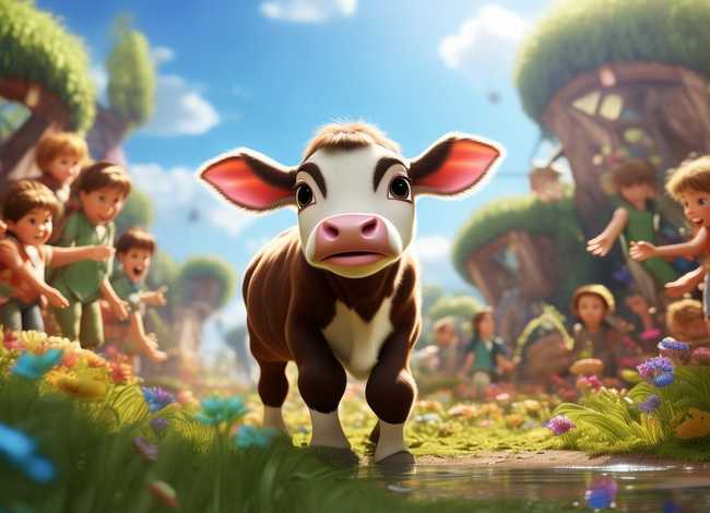 小牛的故事儿童故事；小牛的故事幼儿园故事