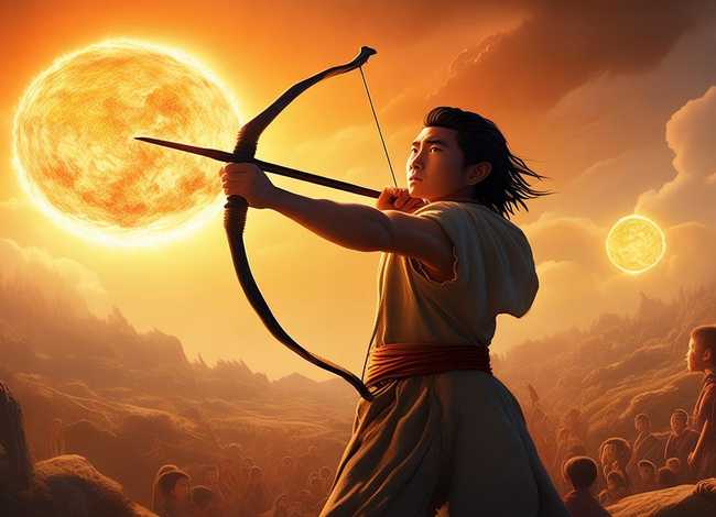 后羿射日儿童故事完整版 - 少儿故事后羿射日