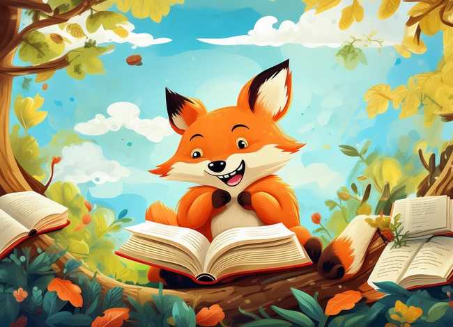 儿童绘本故事吃书的狐狸 - 吃书的狐狸的故事绘本 儿童绘本故事吃书的狐狸 - 吃书的狐狸的故事绘本