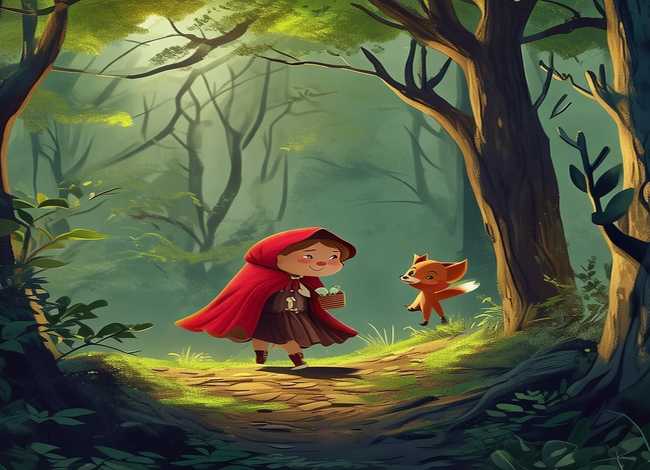 小故事儿童小红帽，幼儿故事小红帽的故事