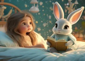 儿童睡前故事兔子姐姐 兔子小姐睡前故事
