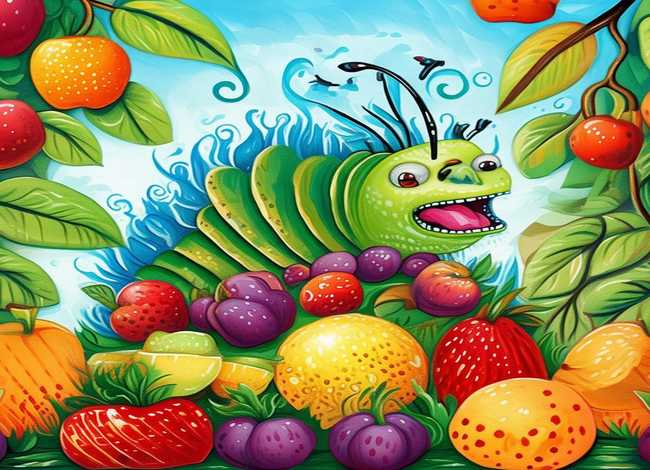 贪吃毛毛虫绘本、贪吃的毛毛虫绘本故事手抄报 贪吃毛毛虫绘本、贪吃的毛毛虫绘本故事手抄报