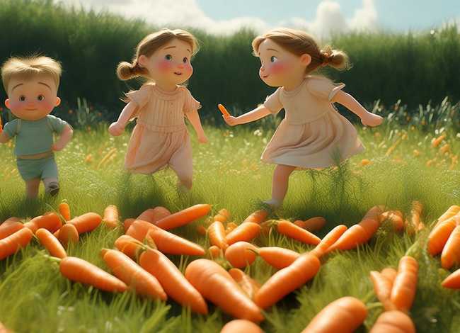 儿童故事胡萝卜姐妹，胡萝卜幼儿故事
