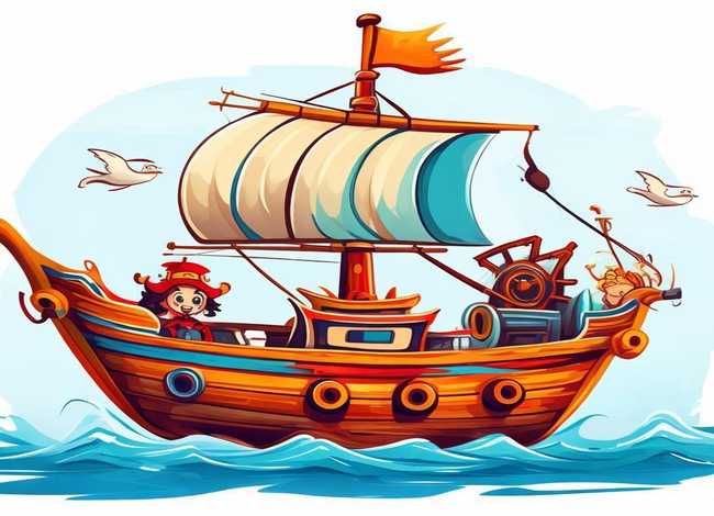 儿童海盗船怎么画 儿童海盗船怎么画简笔画