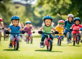 儿童平衡车趣事 儿童平衡车趣味亲子游戏