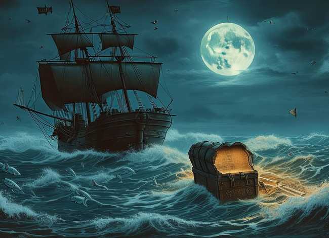 海盗偷宝藏的故事、海盗偷宝藏的故事作文400字