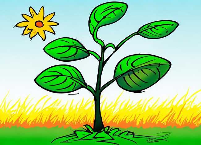 儿童植物简笔画 - 儿童植物简笔画步骤图