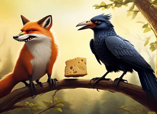 狐狸和乌鸦的故事告诉我们 狐狸和乌鸦的故事告诉我们什么道理 狐狸和乌鸦的故事告诉我们 狐狸和乌鸦的故事告诉我们什么道理