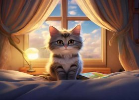 儿童睡前故事一只想飞的猫，睡前故事一只想飞的猫完整版