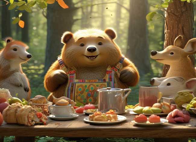 小熊请客简短故事 小熊请客简短故事大全