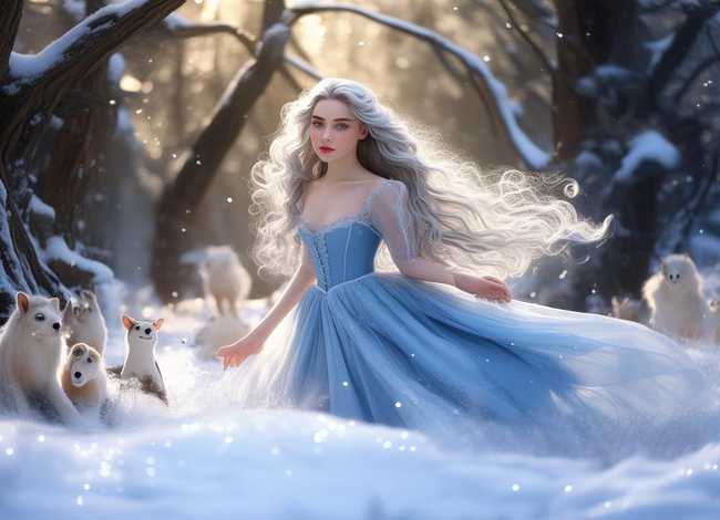 雪花公主儿童故事书，雪花公主的故事在线听