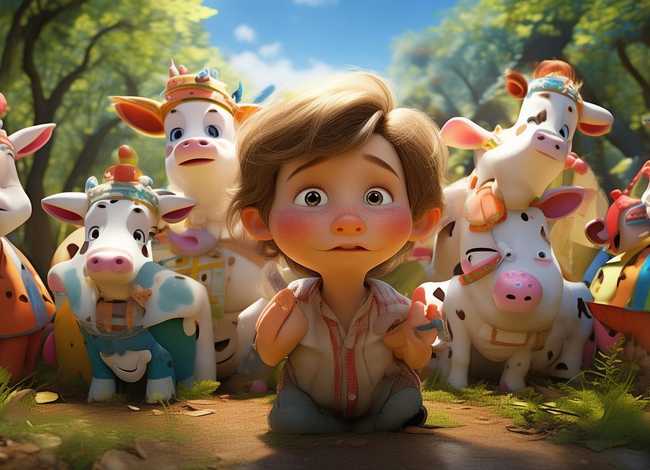 儿童故事牛奶神探 - 奶牛故事幼儿