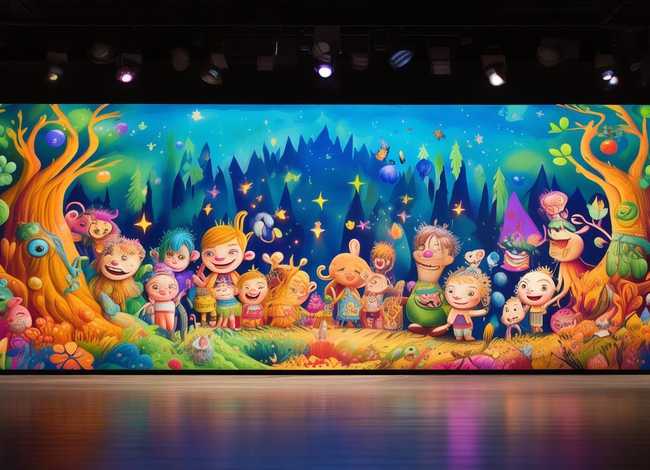 儿童绘本故事图片素材 儿童绘本故事图片横版素材