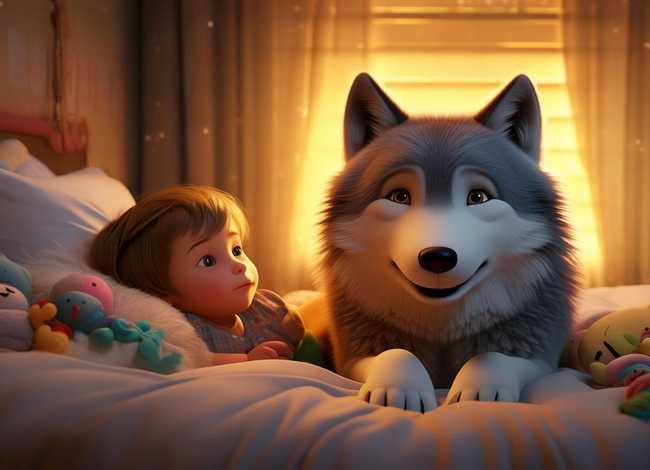 大灰狼故事睡前儿童0-3岁视频（大灰狼的故事睡前故事视频）