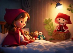 儿童6岁睡前故事小红帽的故事，幼儿睡前故事小红帽的故事