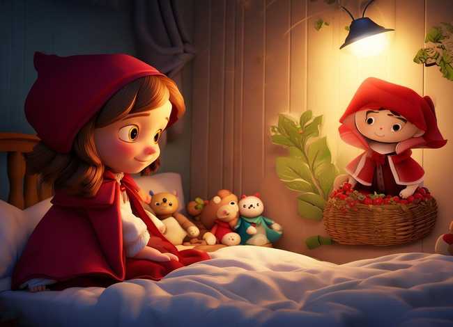 儿童6岁睡前故事小红帽的故事，幼儿睡前故事小红帽的故事