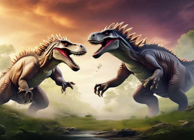 恐龙打架的故事儿童 - 恐龙打架的故事 听故事