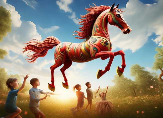 会飞的木马儿童故事 - 会飞的木马故事简述