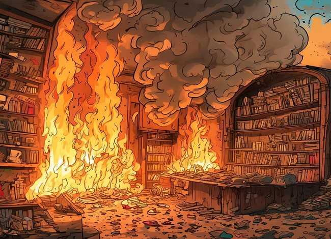 绘本故事着火了 - 火灾的绘本故事 绘本故事着火了 - 火灾的绘本故事