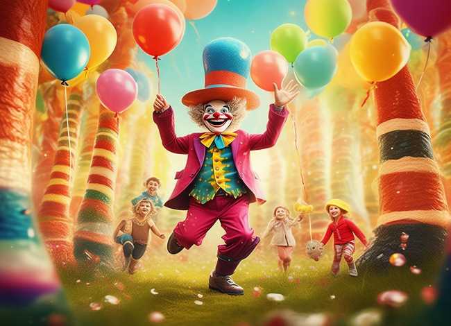 小丑的故事儿童童话、小丑的幼儿故事