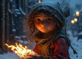 睡前小故事卖火柴的小女孩 - 幼儿睡前故事卖火柴的小女孩