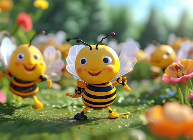 小蜜蜂儿童歌曲 小蜜蜂儿童歌曲说哈罗