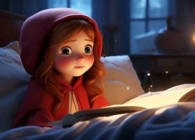 小红帽的故事儿童睡前小故事 - 小红帽的故事 睡前故事,在线