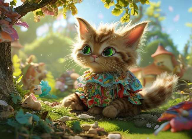 童话儿童故事猫（故事 猫）