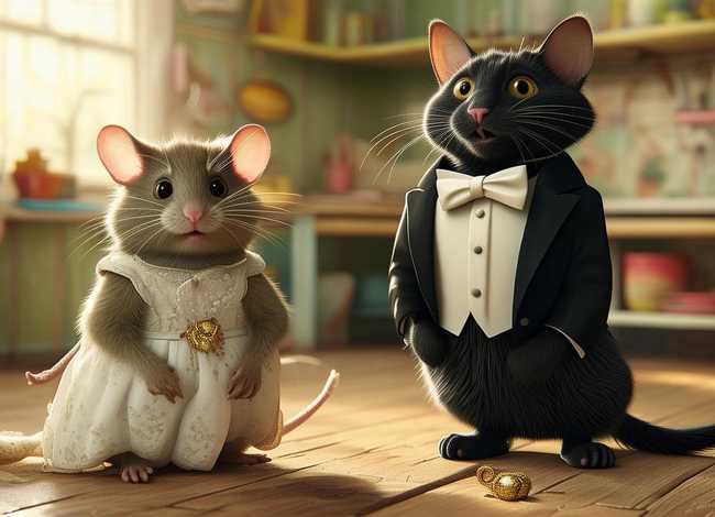 儿童故事老鼠嫁猫300字；老鼠嫁给猫寓言故事