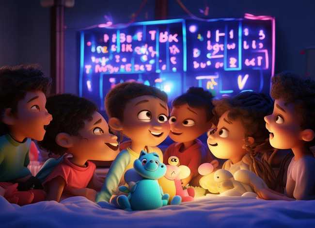 儿童睡前故事英语字母歌，英语字母儿童歌曲