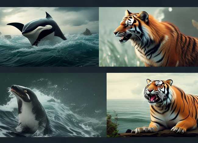 狡猾的虎鲸儿童故事,狡猾的狐狸和老虎故事 狡猾的虎鲸儿童故事,狡猾的狐狸和老虎故事