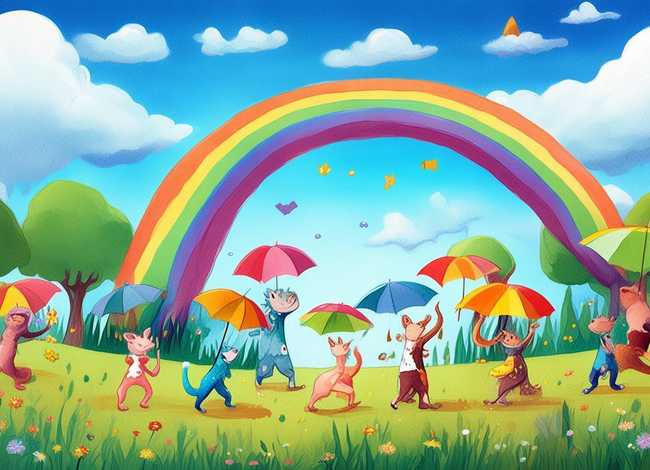 彩虹故事绘本图片（彩虹故事绘本图片大全）