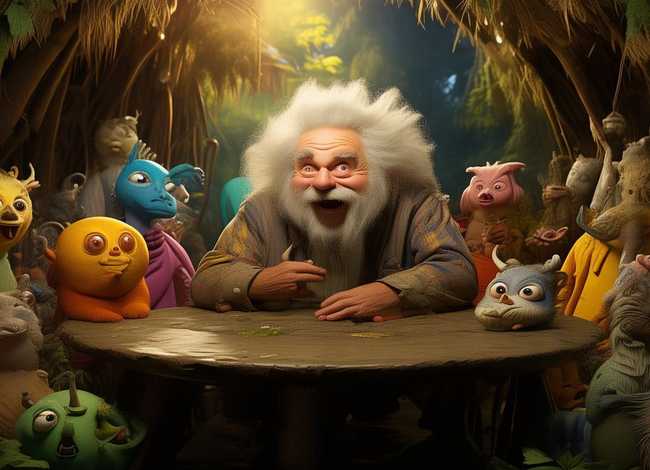 怪老头儿绘本故事 - 怪老头儿绘本故事内容