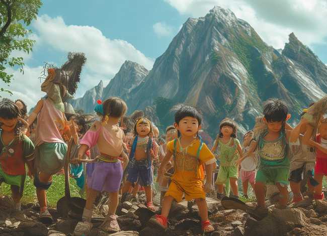 愚公移山儿童故事（愚公移山的幼儿故事）