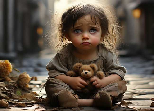 故事可怜的孩子（故事可怜的孩子怎么形容）